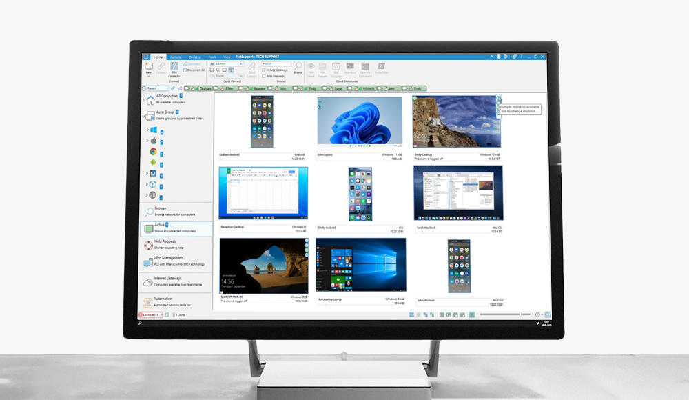pi-rc2 NetSupport Manager remote control